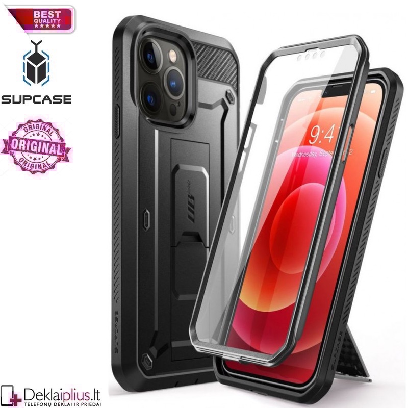 Supcase unicorn beetle pro serijos dėklas + laikiklis (telefonui Apple Iphone 13 Pro) Supcase unicorn beetle pro serijos dėklas + laikiklis (telefonui Apple Iphone 13 Pro)